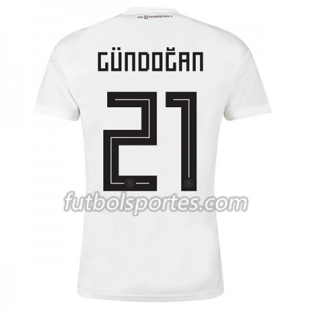 Camisetas Alemania Gundogan 21 Primera Equipacion Mundial 2018